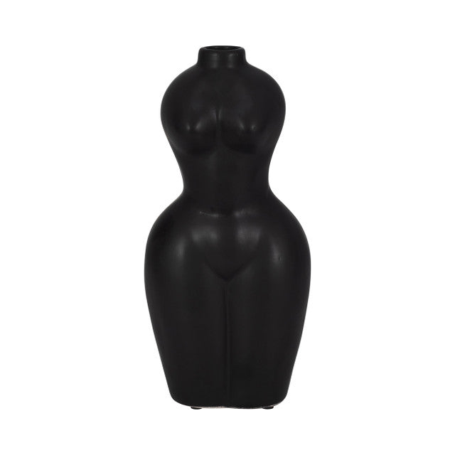 Torso Vase, Black