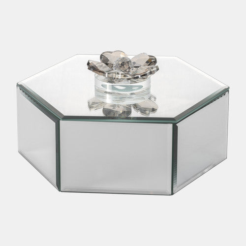 HEXAGONAL JEWELRY BOX FLOWER