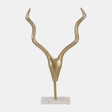 METAL IMPALA ON BASE, GOLD