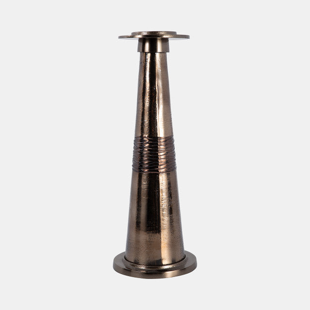 Pillar Holder, Bronze 19"