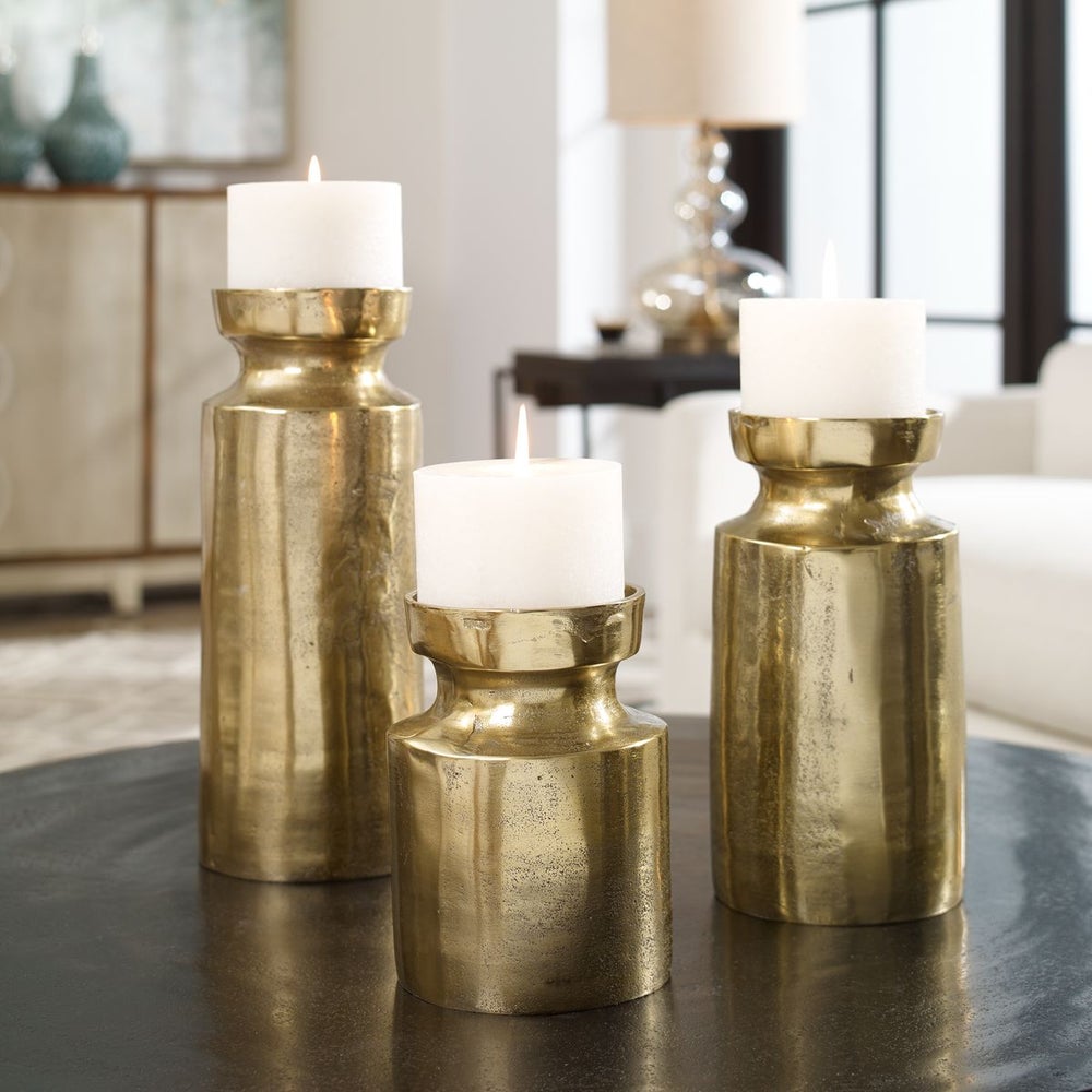 SET AMINA CANDLEHOLDERS