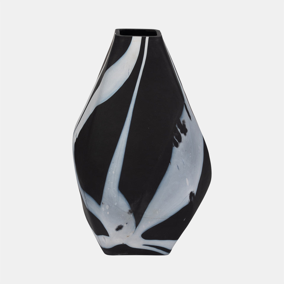 19" Abstract Contemporary Vase