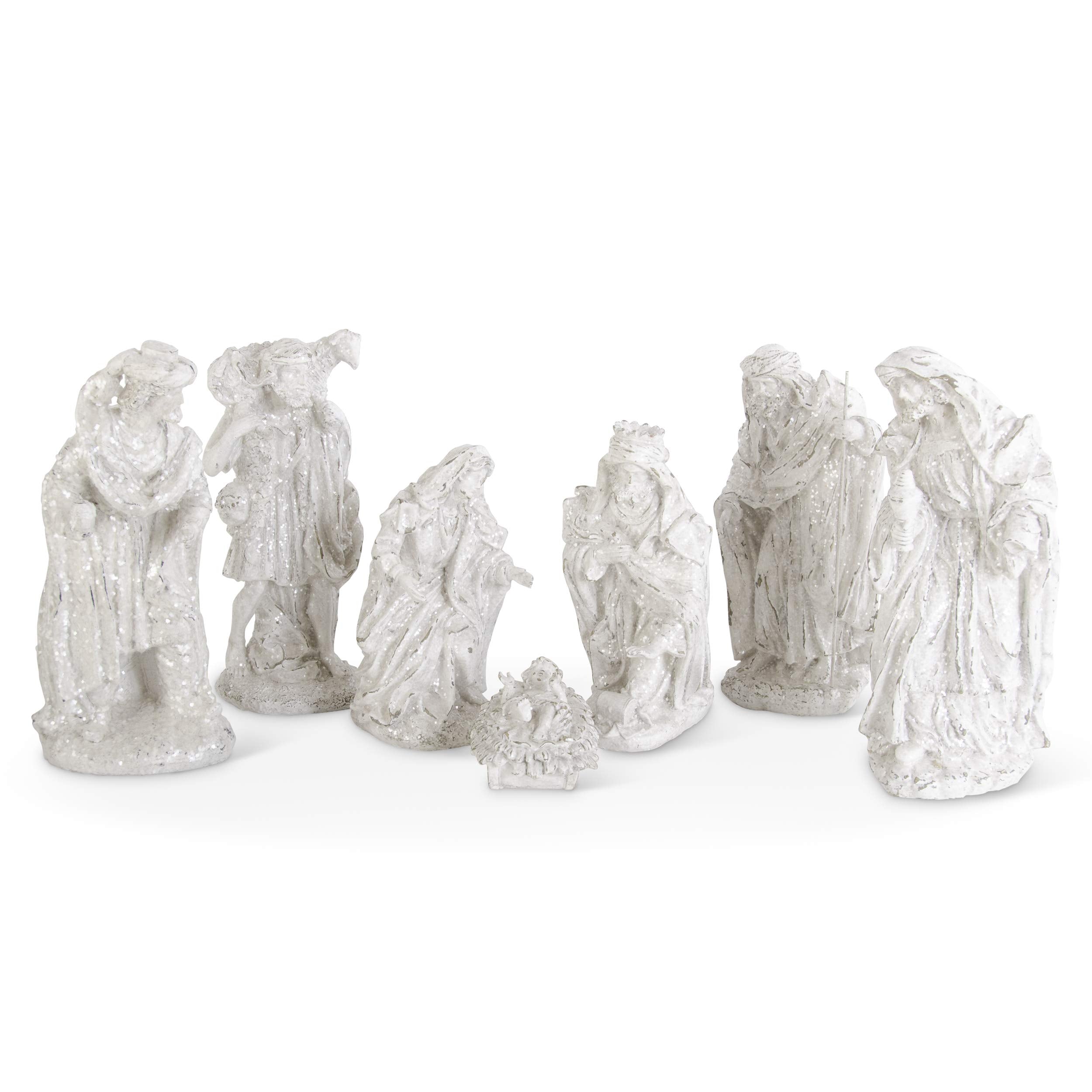 Tabletop White Nativity