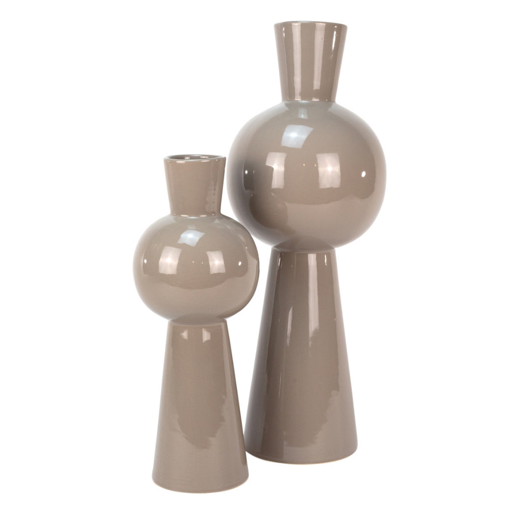 Mocha Vase set de 2