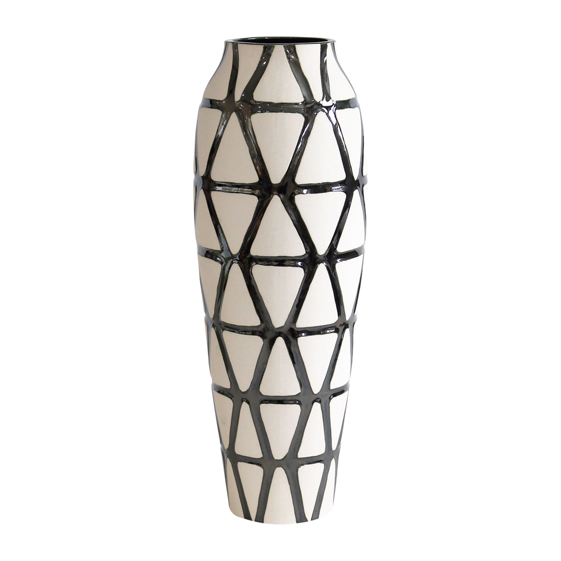 FABIOLA OVERSIZED TRIBAL VASE