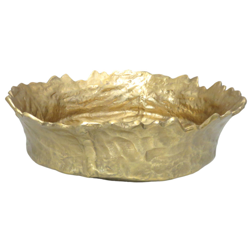 17" Strasbourg Gold Metal Bowl