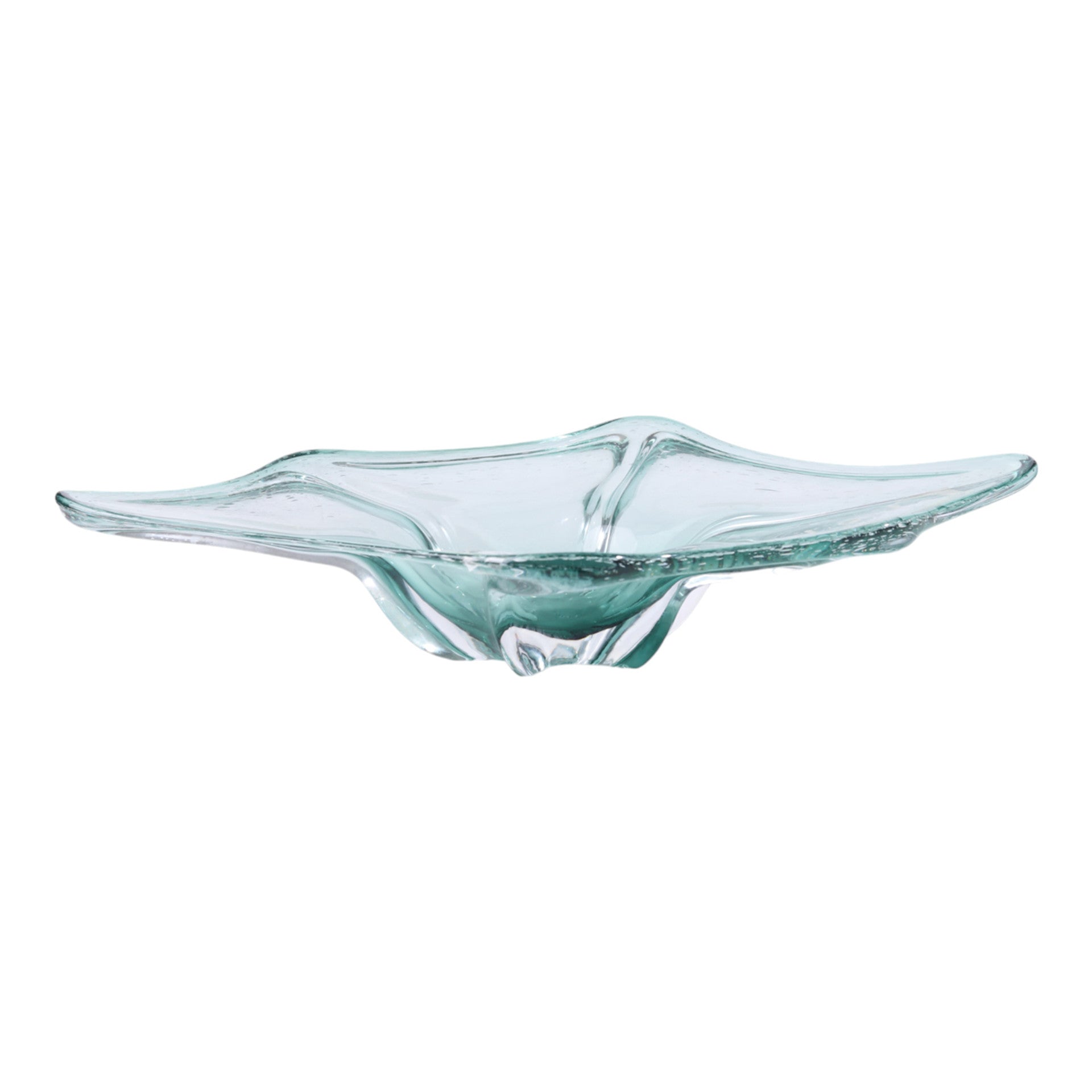 Nanana Teal Glass Bowl