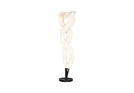 DANCING SCULPTURE, SMOOTH WHITE