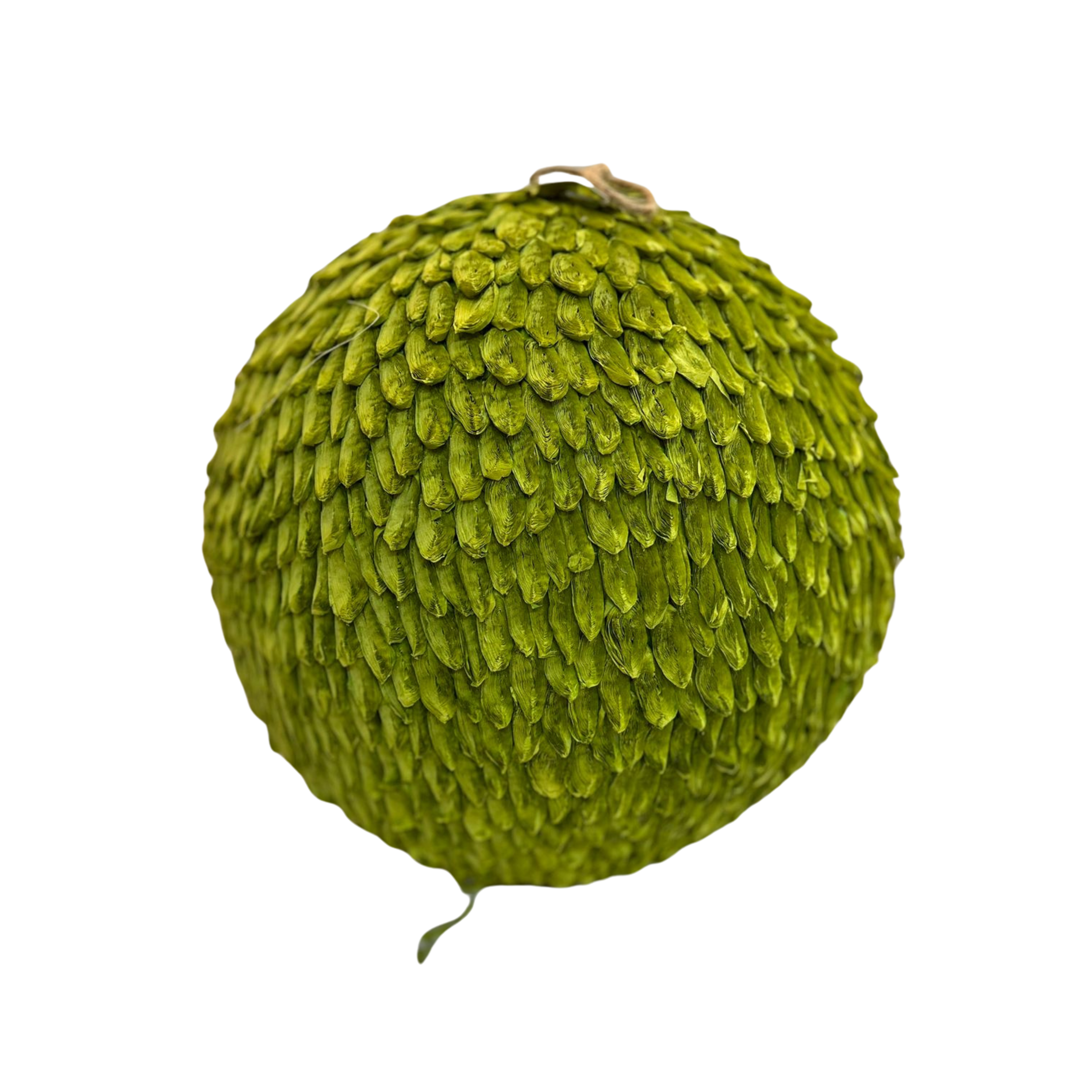 ESFERA VERDE DE PLUMAS MEDIANO