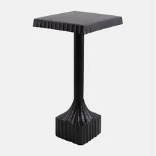 METAL, 24" ACCENT TABLE, BLACK I