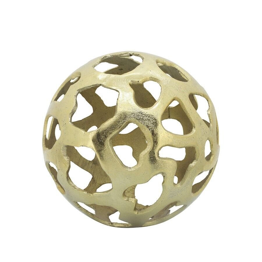 METAL 10" CUT-OUT ORB, GOLD